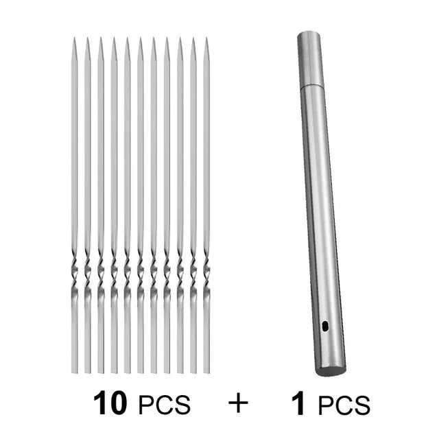 10_&_20Pcs_Stainless_Steel_Barbecue_Skewers_10pcs