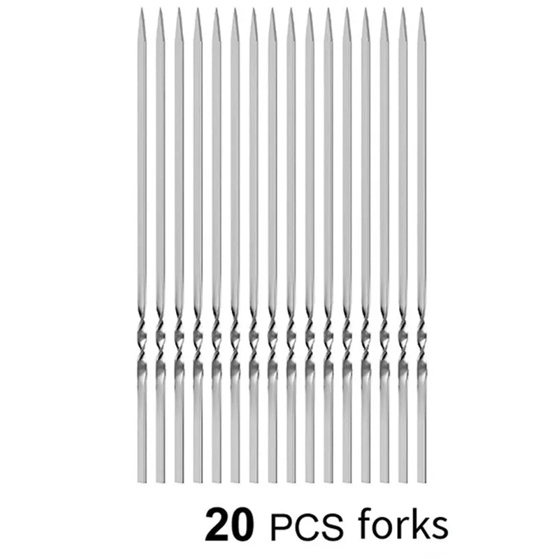 10_&_20Pcs_Stainless_Steel_Barbecue_Skewers_20