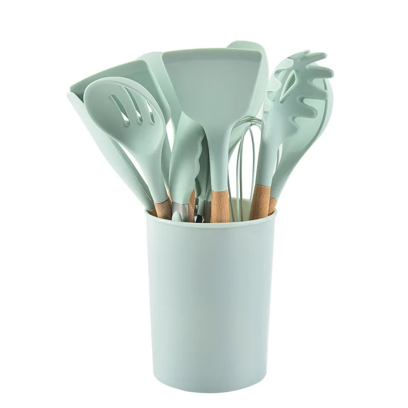 12Pcs Silicone Cooking Utensils Set