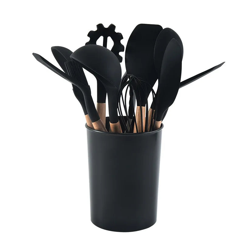 12Pcs Silicone Cooking Utensils Set