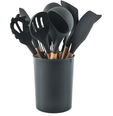 12Pcs Silicone Cooking Utensils Set