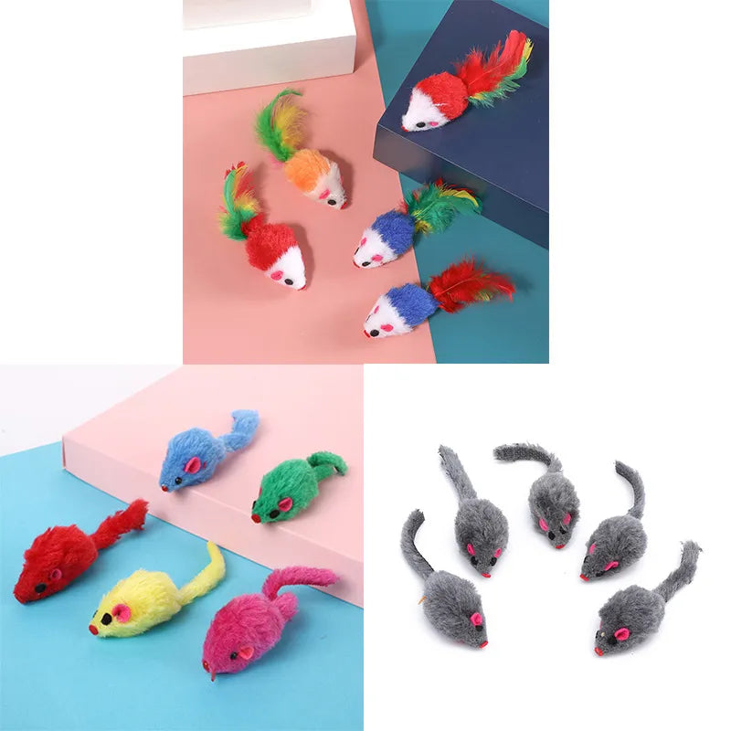 5Pcs Catnip Simulation Mouse Toy