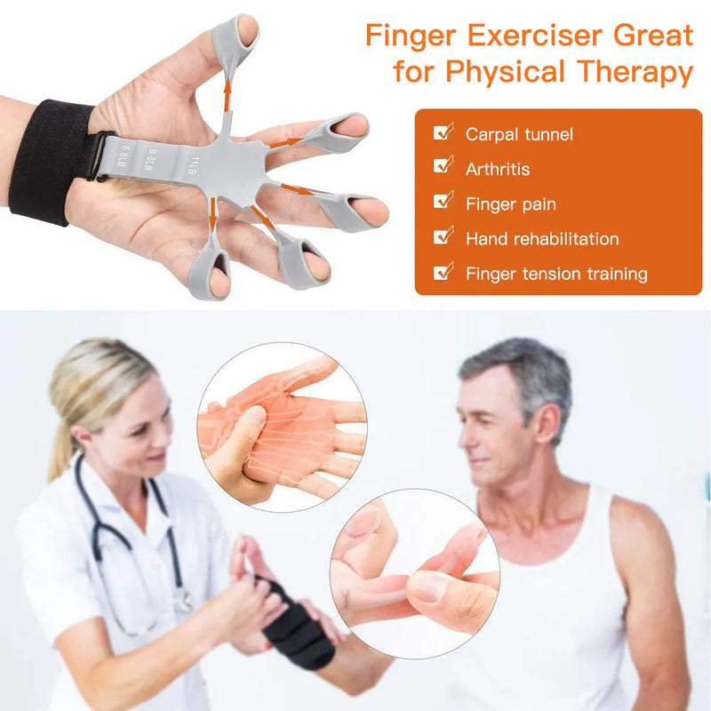 Finger Gripper Exerciser Resistant Strengthener