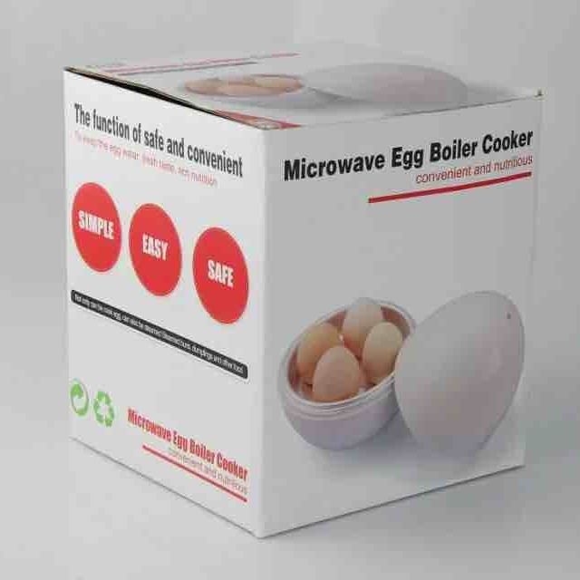 Microwave Egg-shaped Steamer Kitchen Gadget