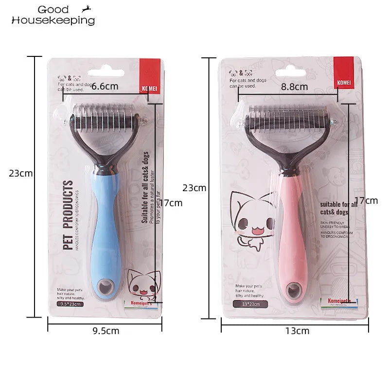 Pet Dog and Cat Grooming Shedding Tool