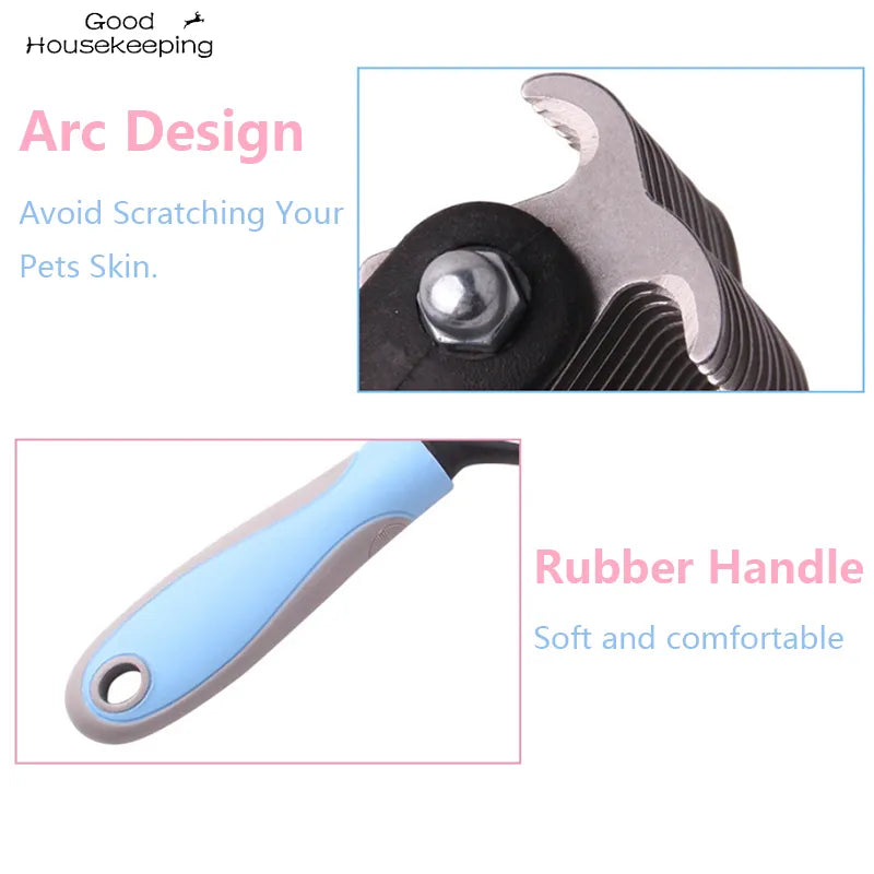 Pet Dog and Cat Grooming Shedding Tool