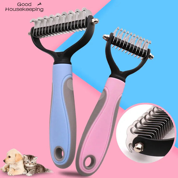 Pet Dog and Cat Grooming Shedding Tool