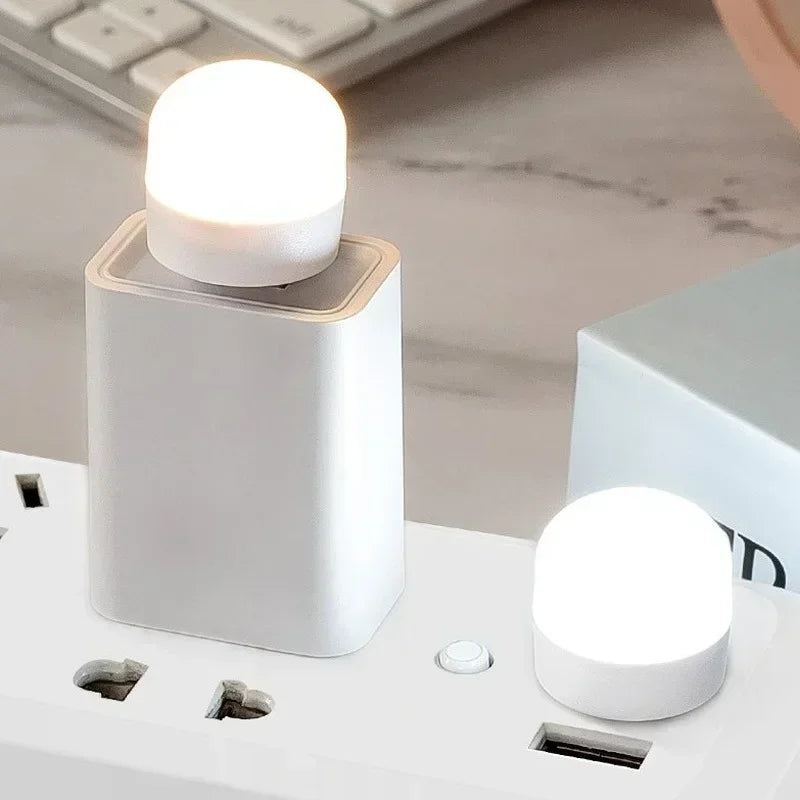 Mini USB Night Light Warm & White