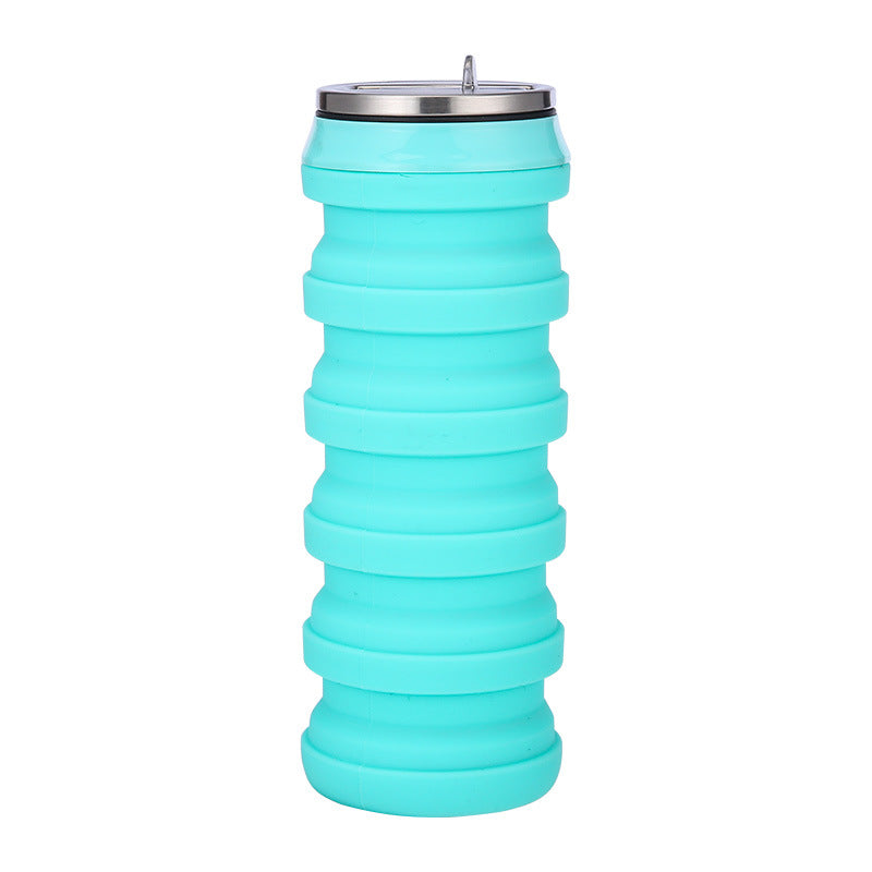 Silicone Folding Retractable sports Water Bottle