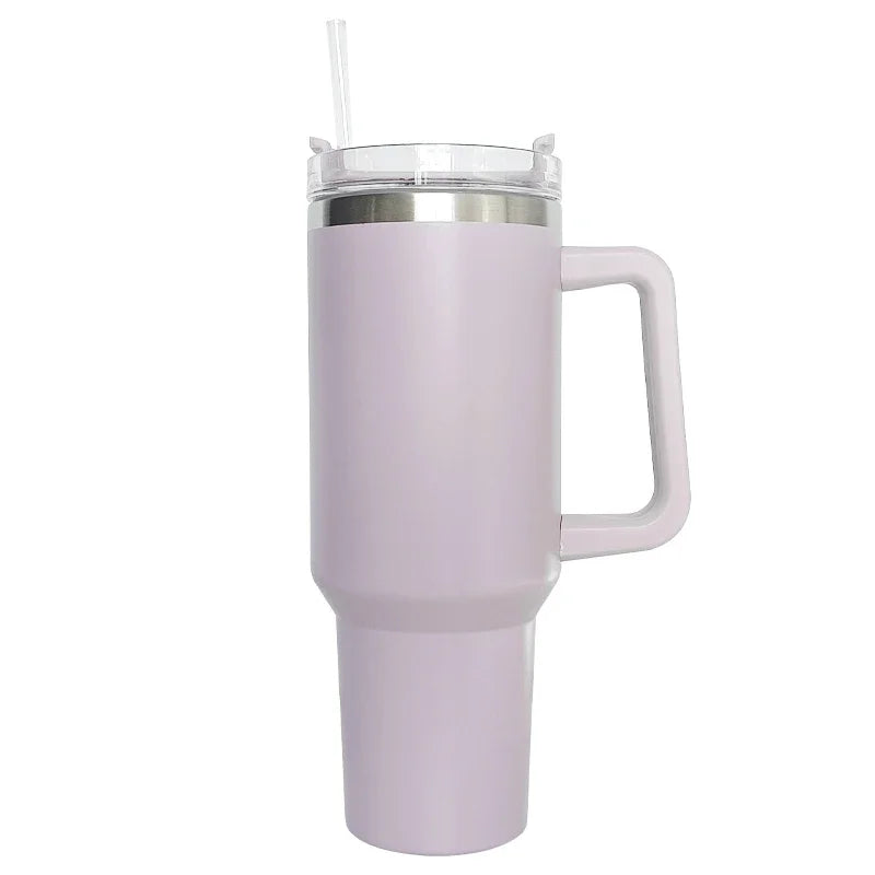 Thermal Tumbler With Lids Straw Coffee Tumbler