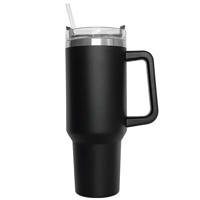 Thermal Tumbler With Lids Straw Coffee Tumbler