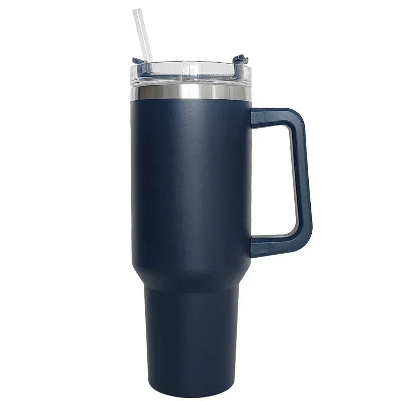 Thermal Tumbler With Lids Straw Coffee Tumbler