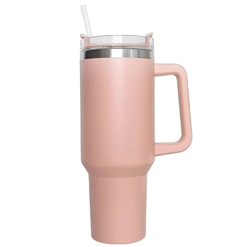 Thermal Tumbler With Lids Straw Coffee Tumbler