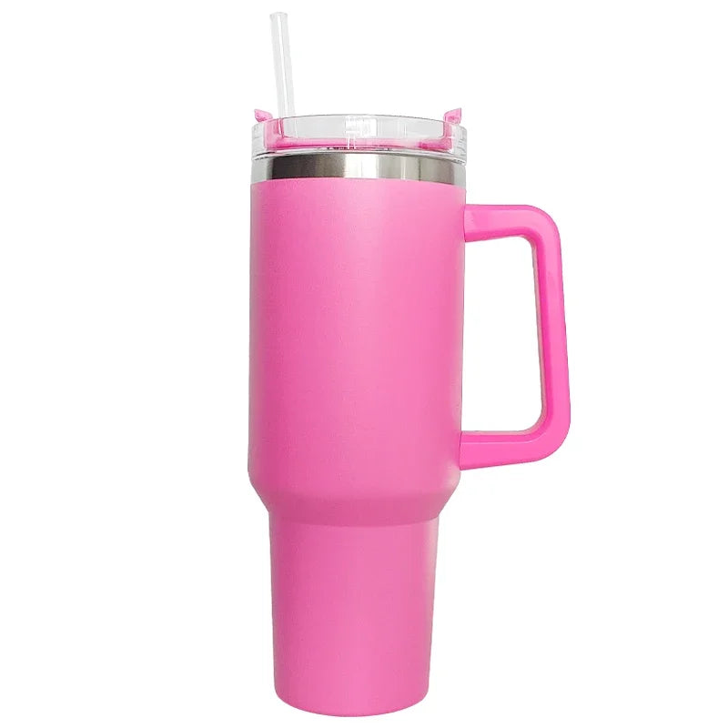 Thermal Tumbler With Lids Straw Coffee Tumbler