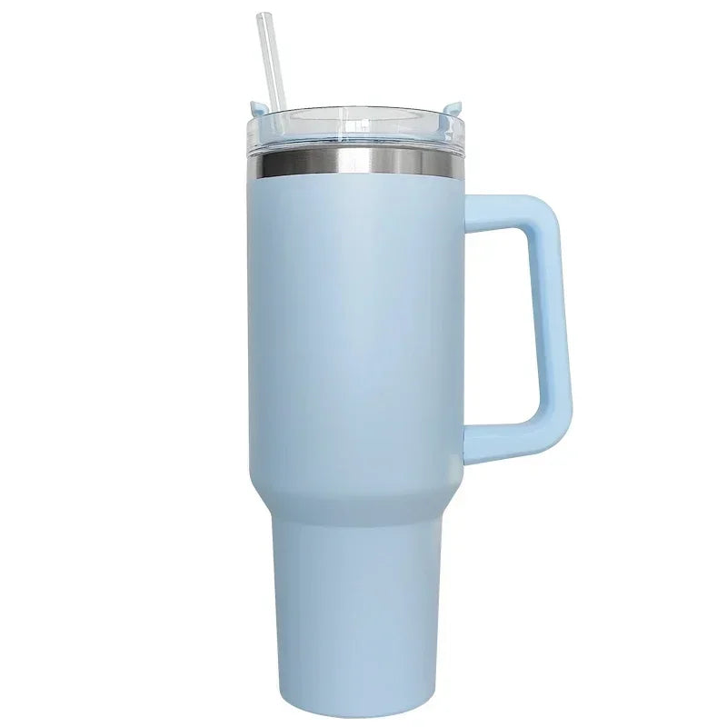 Thermal Tumbler With Lids Straw Coffee Tumbler