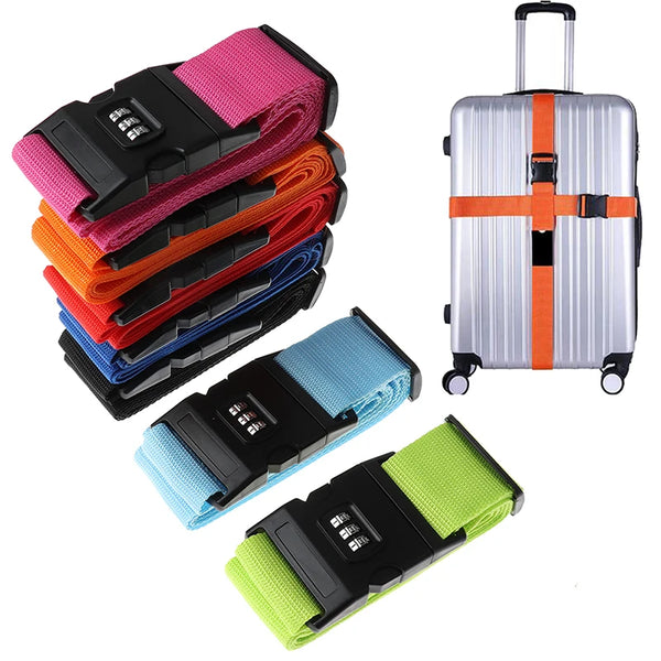 Travel Luggage Suitcase Lock Strap Belt